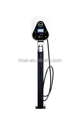 Rango de voltaje de entrada 220VAC Cargador portátil de 7 kW montado en la pared para vehículos de energía