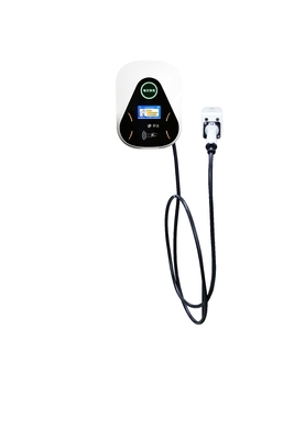 Rango de voltaje de entrada 220VAC Cargador portátil de 7 kW montado en la pared para vehículos de energía