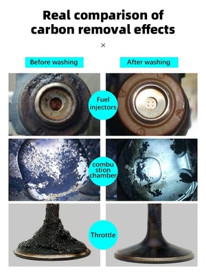 Boquilla de combustible de automóvil limpiador de inyector de combustible usado para la pérdida de energía Solución del problema líquido