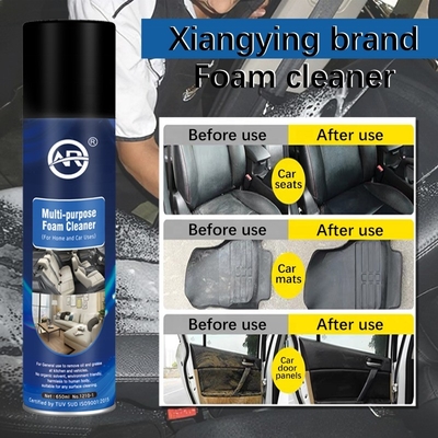 Potente spray de limpieza de espuma de 650 ml para limpieza profunda de cuero de automóvil y multifuncional