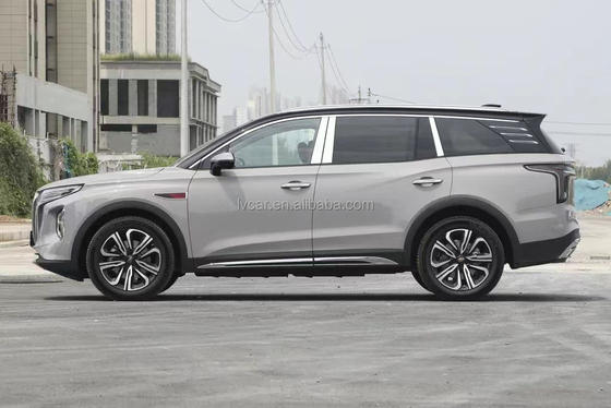 2024 HongQi HS7 SUV negro de tamaño medio a grande con manejo a la izquierda y sin bastidor de techo
