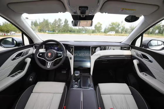 2024 HongQi HS7 SUV negro de tamaño medio a grande con manejo a la izquierda y sin bastidor de techo