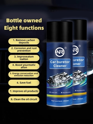 200 ml de spray de limpieza de carbohidratos fuerte La solución definitiva para la acumulación de carbono del motor