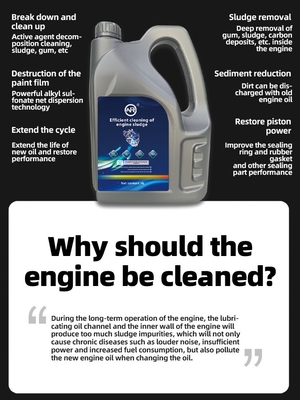 Líquido de limpieza de aceite de motor de automóviles 4L OAR OEM ODM Lubricante de suciedad de motor para automóviles