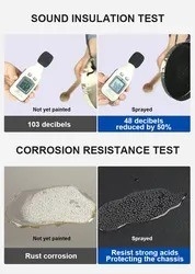 Revestimiento de caucho con aerosol a prueba de corrosión del automóvil 1 kg Vida útil de 18 meses