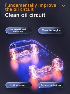 Proceso de limpieza profunda del sistema de combustible Protector de limpieza para el cuidado del automóvil