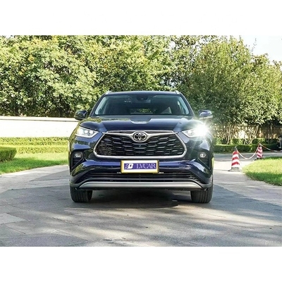 Highlander Toyota de Tejido Eléctrico Rojo Estándar Turbo Oscuro Multifunción SUV híbrido