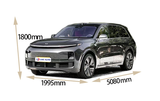 Plata Li Xiang L8 MAX Coche eléctrico EV Multifunción Volante Techo solar panorámico