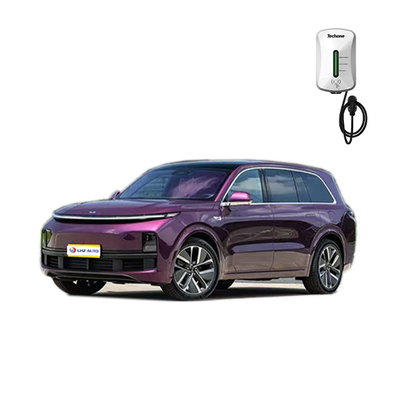 Silver Li Xiang L9 MAX 7 asientos AWD Drive SUV eléctrico con suspensión delantera multi-link